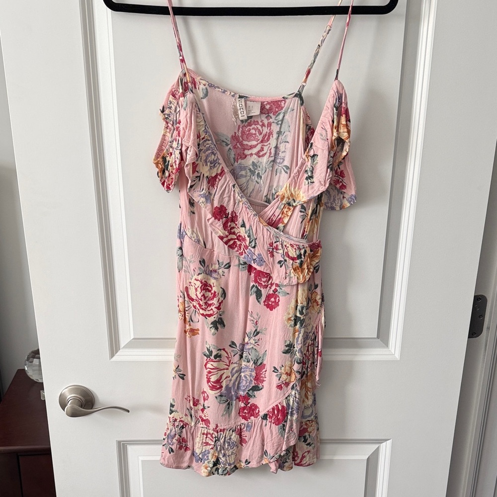 H&M Pink Floral Mini Dress